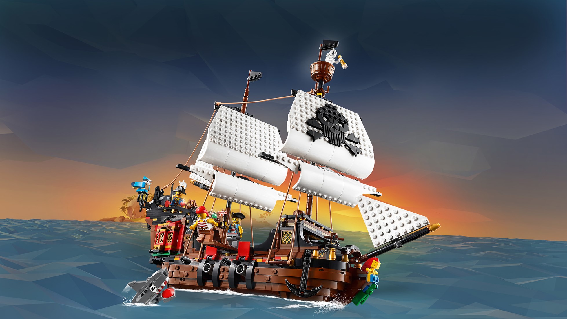 Zeehaven biografie voertuig LEGO Creator Piratenschip - 31109 | Uw speelgoed en LEGO specialist