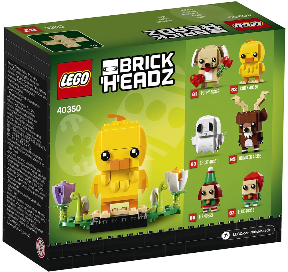 Hoorzitting Onbevreesd opslaan LEGO BrickHeadz™ Paaskuiken - 40350 | Uw speelgoed en LEGO specialist