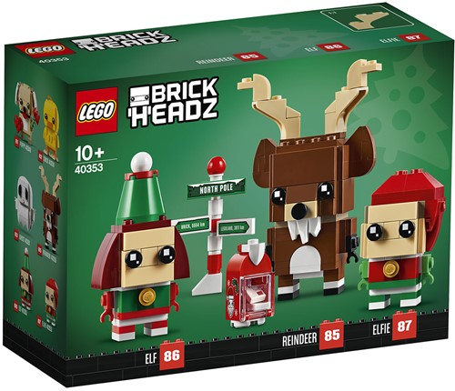 LEGO BrickHeadz™ Rendier, Elf en Elfie - 40353