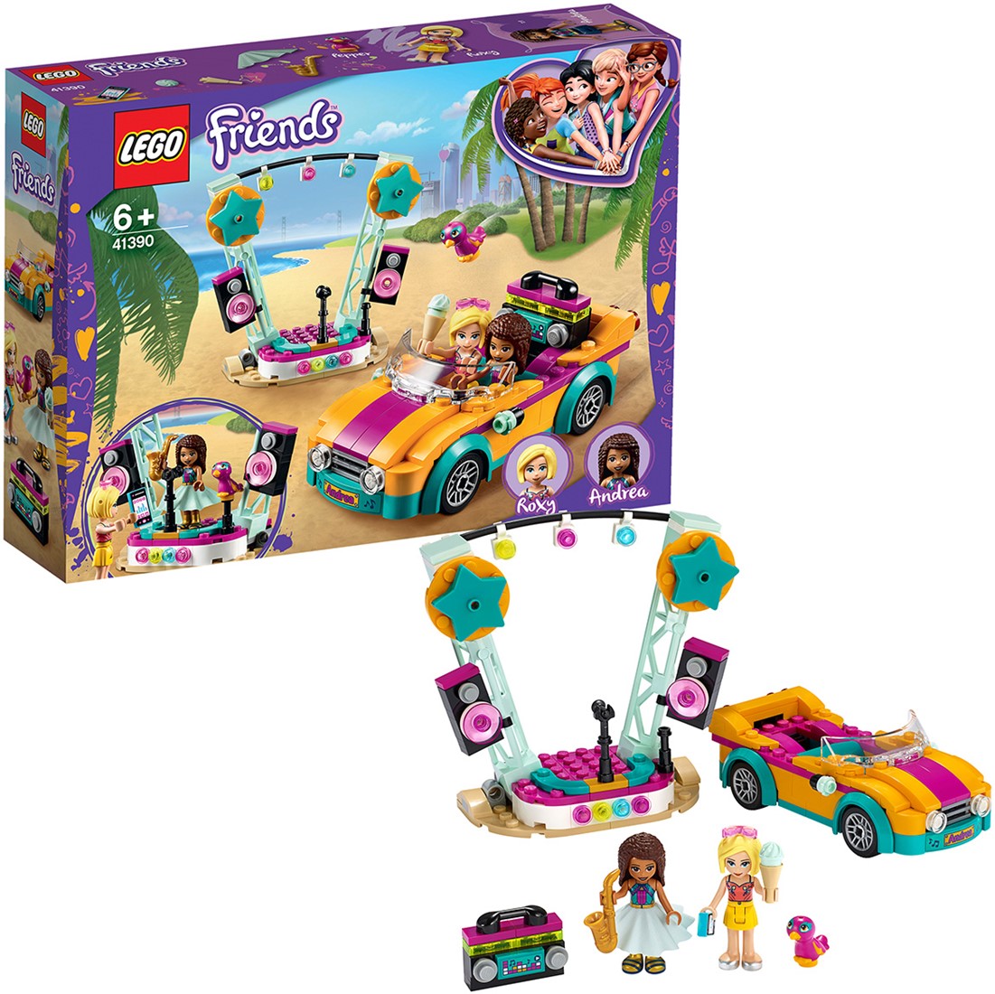 LEGO Friends 41390 Andrea's auto en podium | Uw speelgoed en LEGO Friends 41390 Andrea's auto en podium | Uw speelgoed en