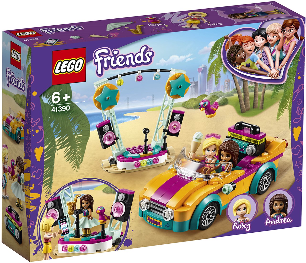 LEGO Friends 41390 Andrea's auto en podium | Uw speelgoed en LEGO Friends 41390 Andrea's auto en podium | Uw speelgoed en