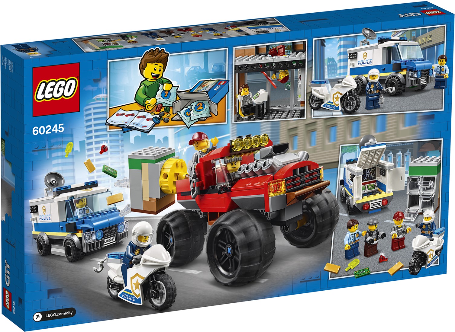 City Politiemonstertruck overval 60245 | Uw speelgoed en LEGO specialist