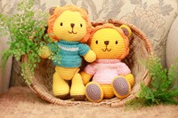 Bobi craft The Lively Ari - Knuffel leeuw 23cm-2