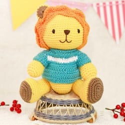 Bobi craft The Lively Leo - Knuffel leeuw 23cm